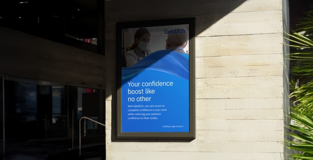 Geistlich Pharma – Plakat-Mockup