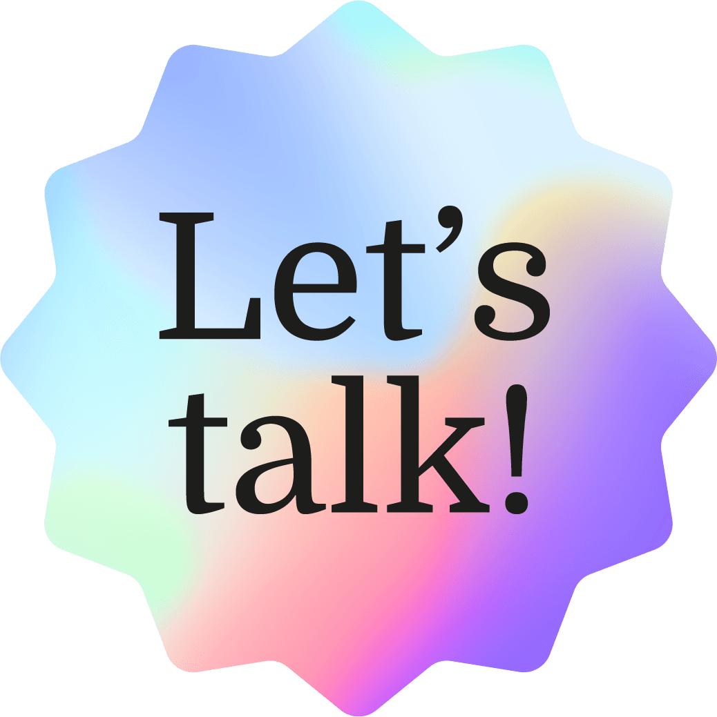 Let's talk!