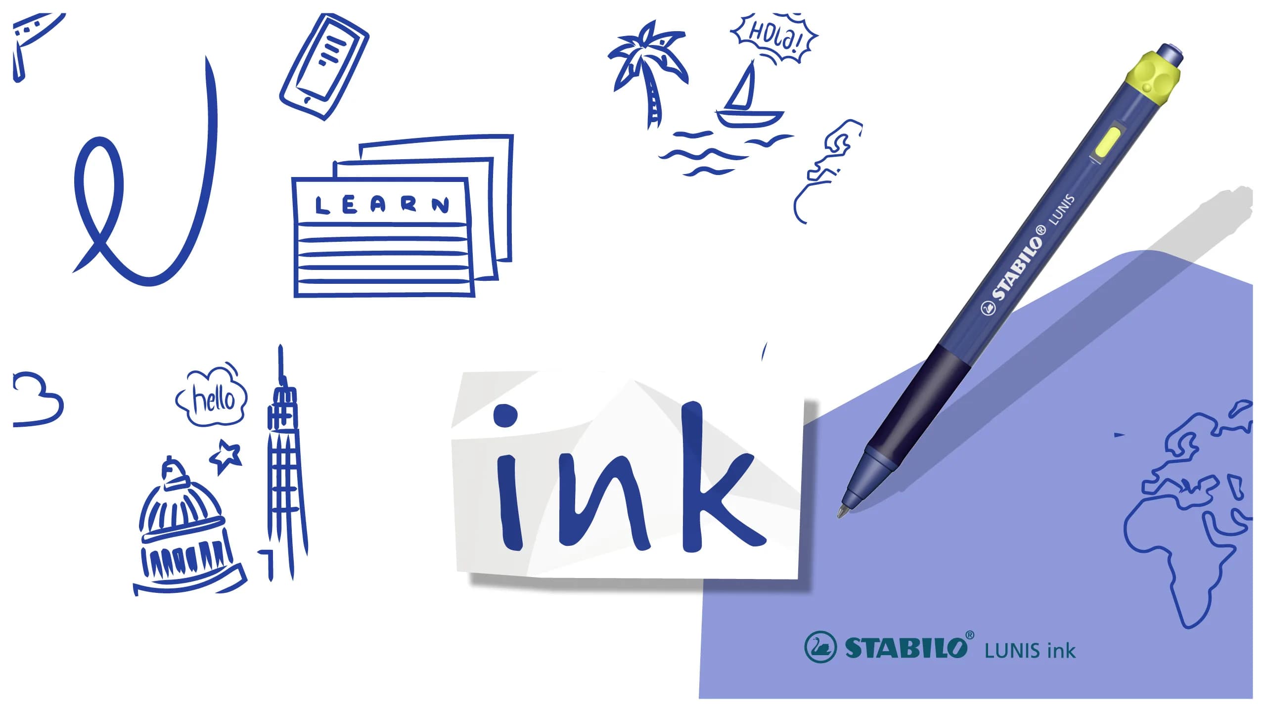 LUNIS ink: vocabulary, travel motifs and the pen