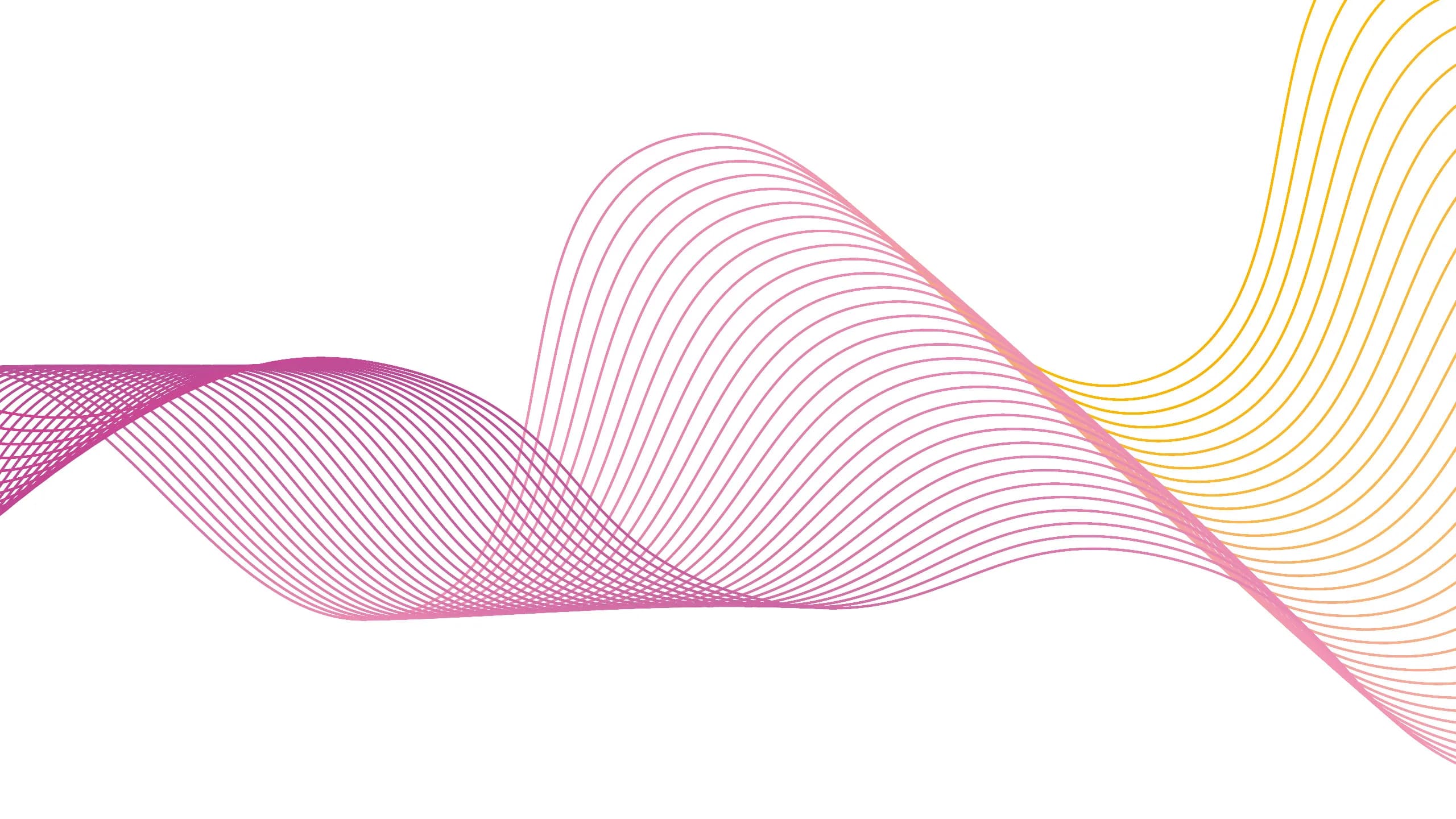 Organic waves in purple and orange