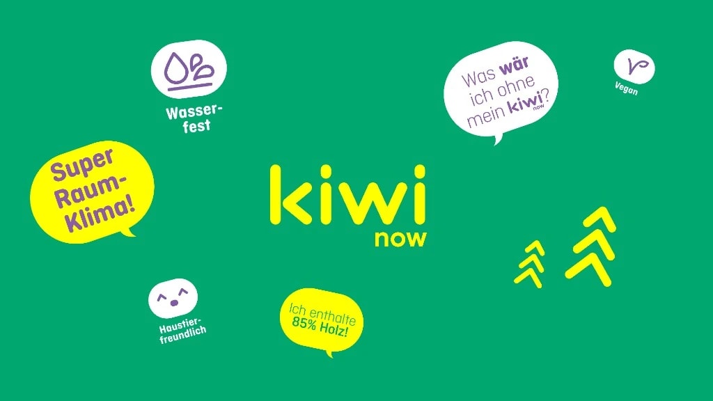kiwi now – Bodensticker
