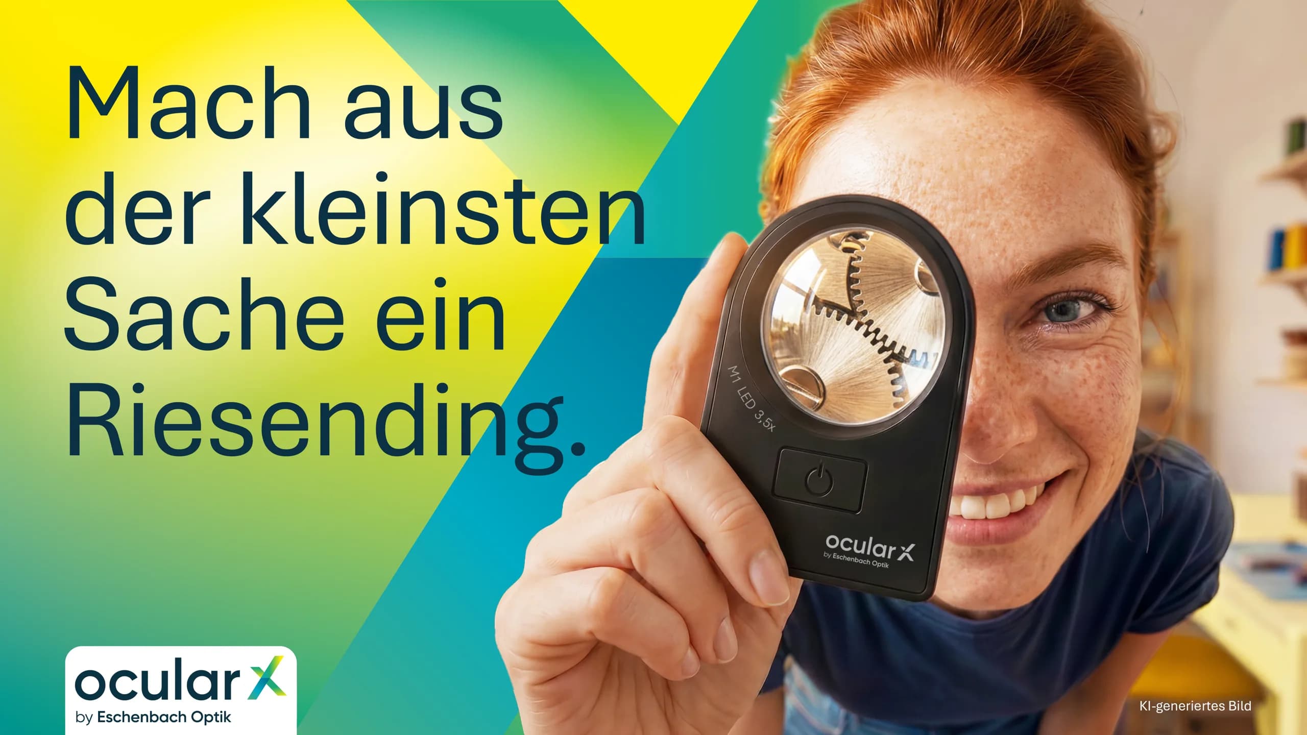 Keyvisual mit dem Claim „Mach aus der kleinsten Sache ein Riesending.“