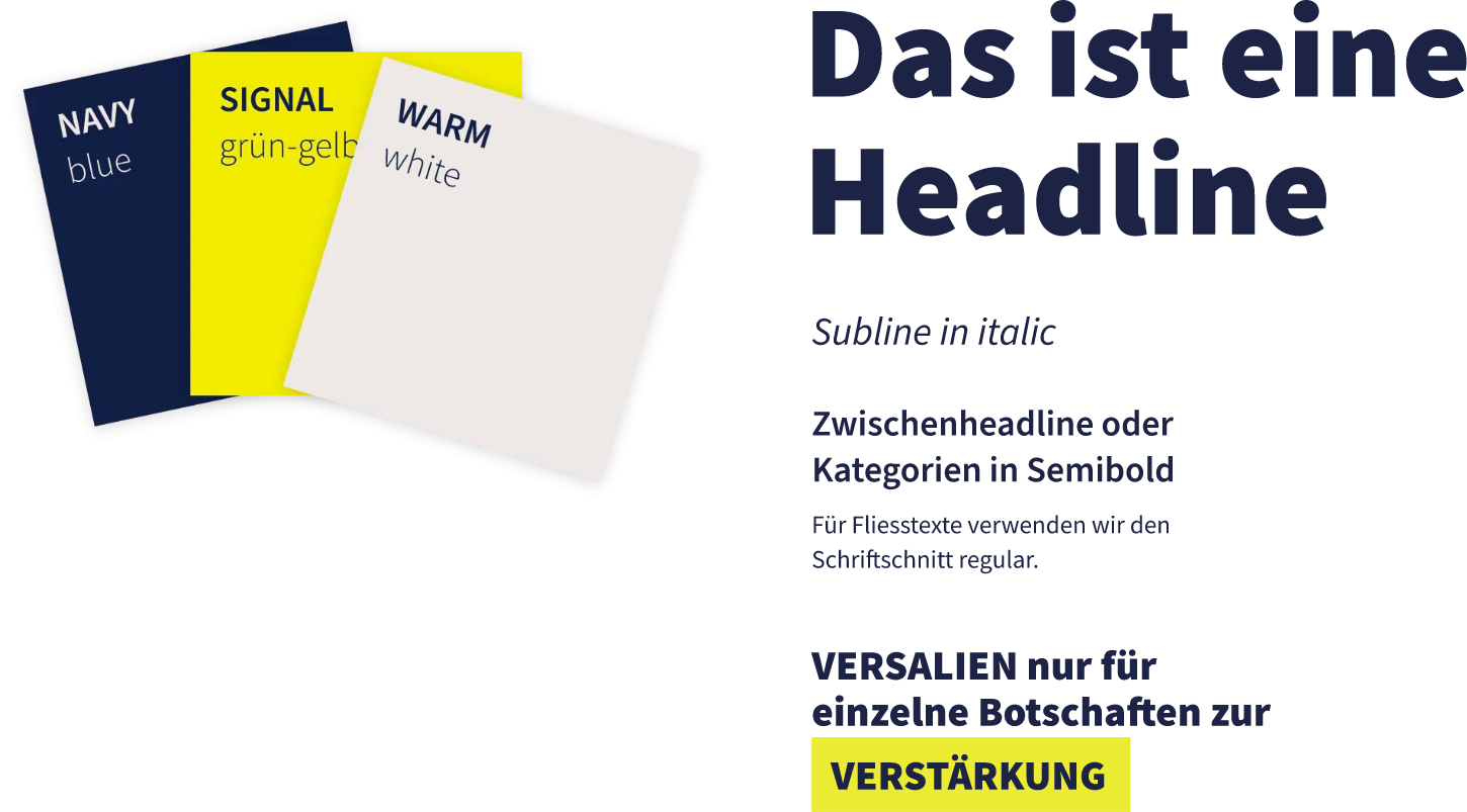 SOS Humanity – Farbe und Typografie