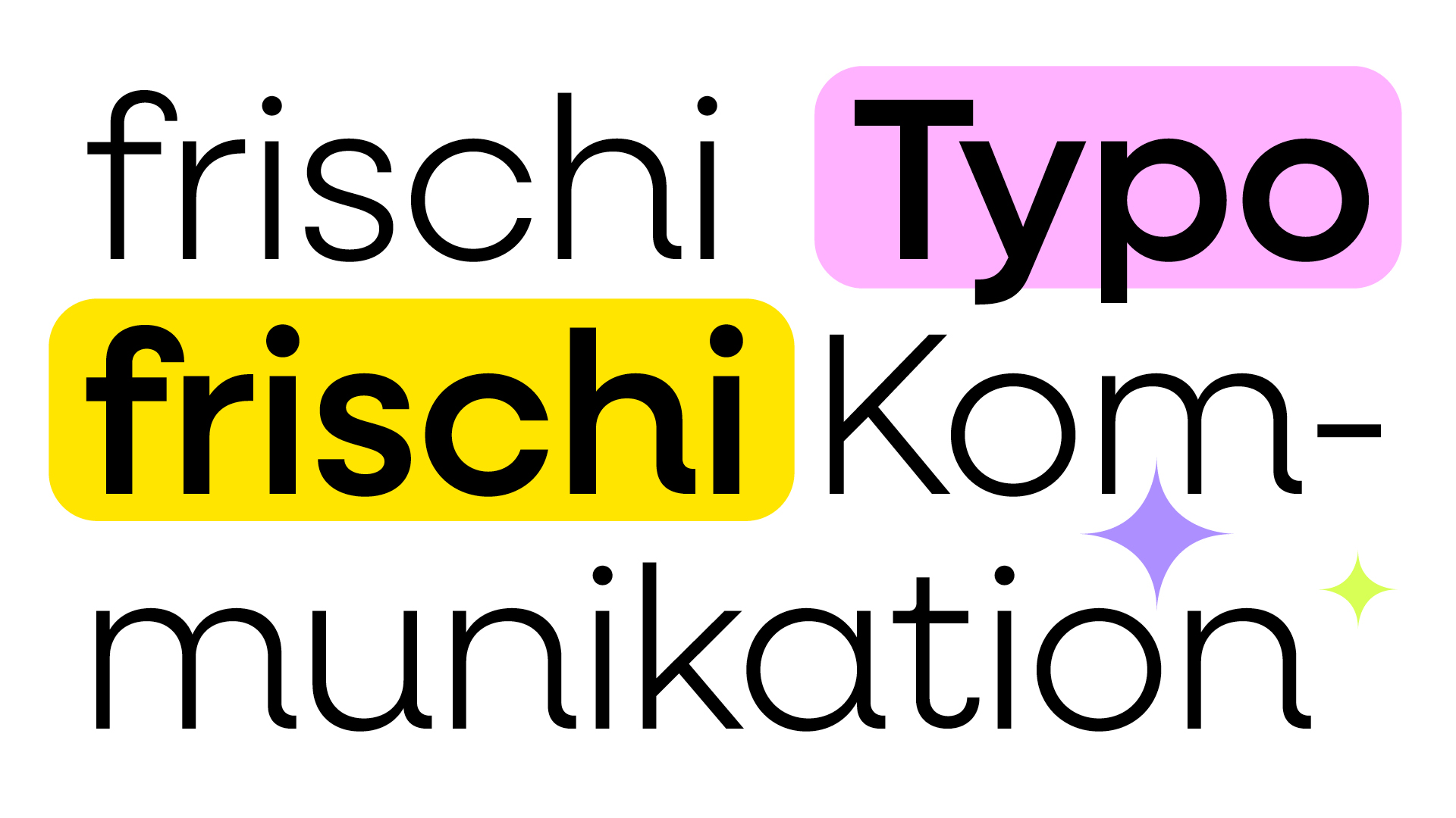 Wabool – Typografie
