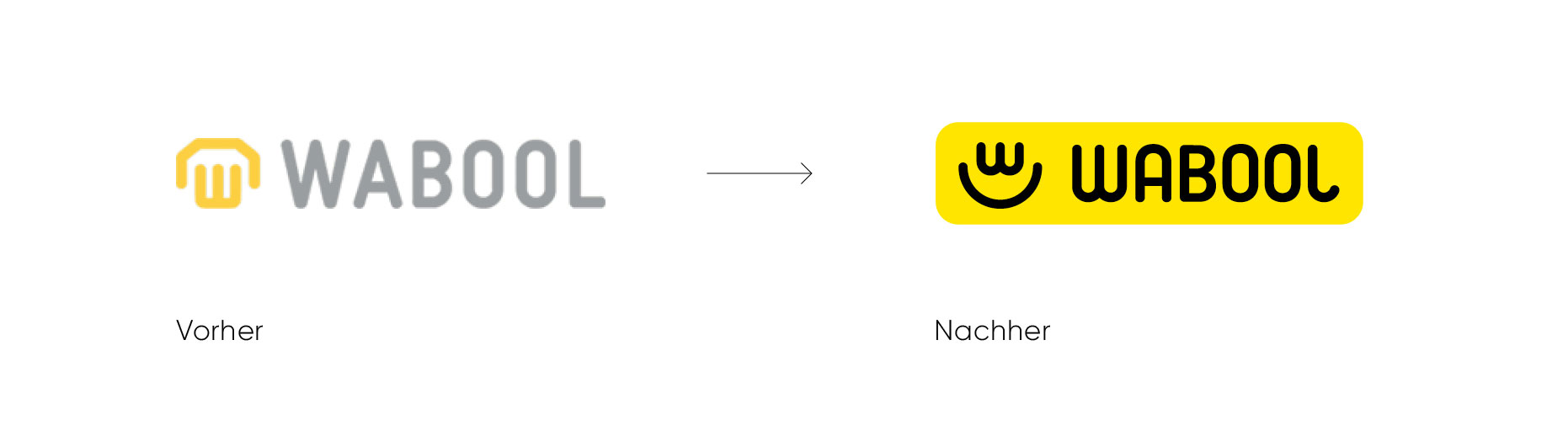 Wabool – Logo vorher und nachher